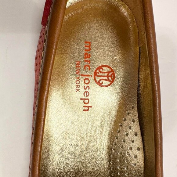 Marc Joseph New York Women's Pink and Brown Loafers - Picture 2 of 8